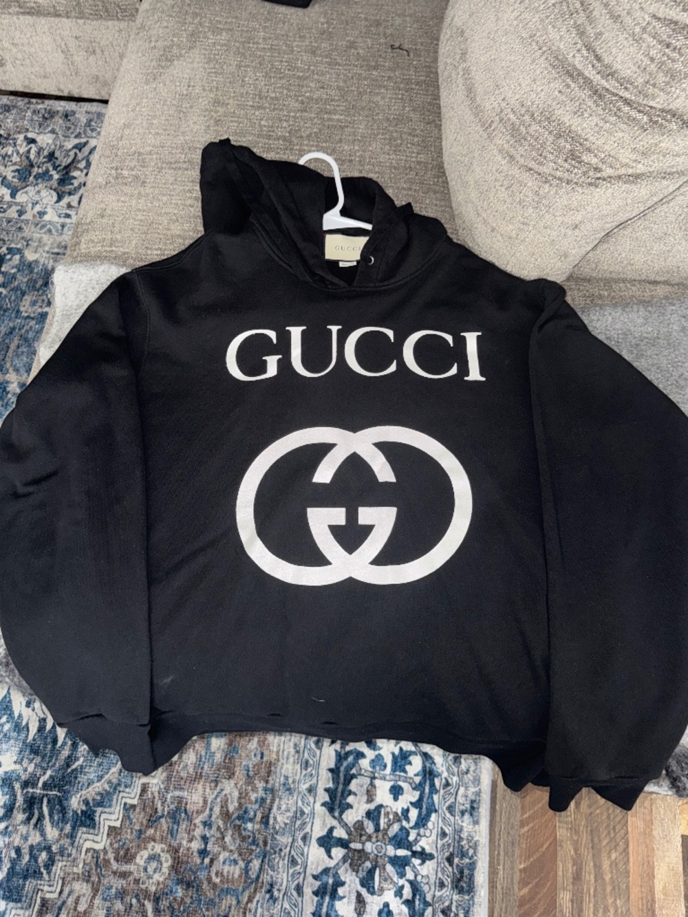 Authentic Gucci Hoodie Black